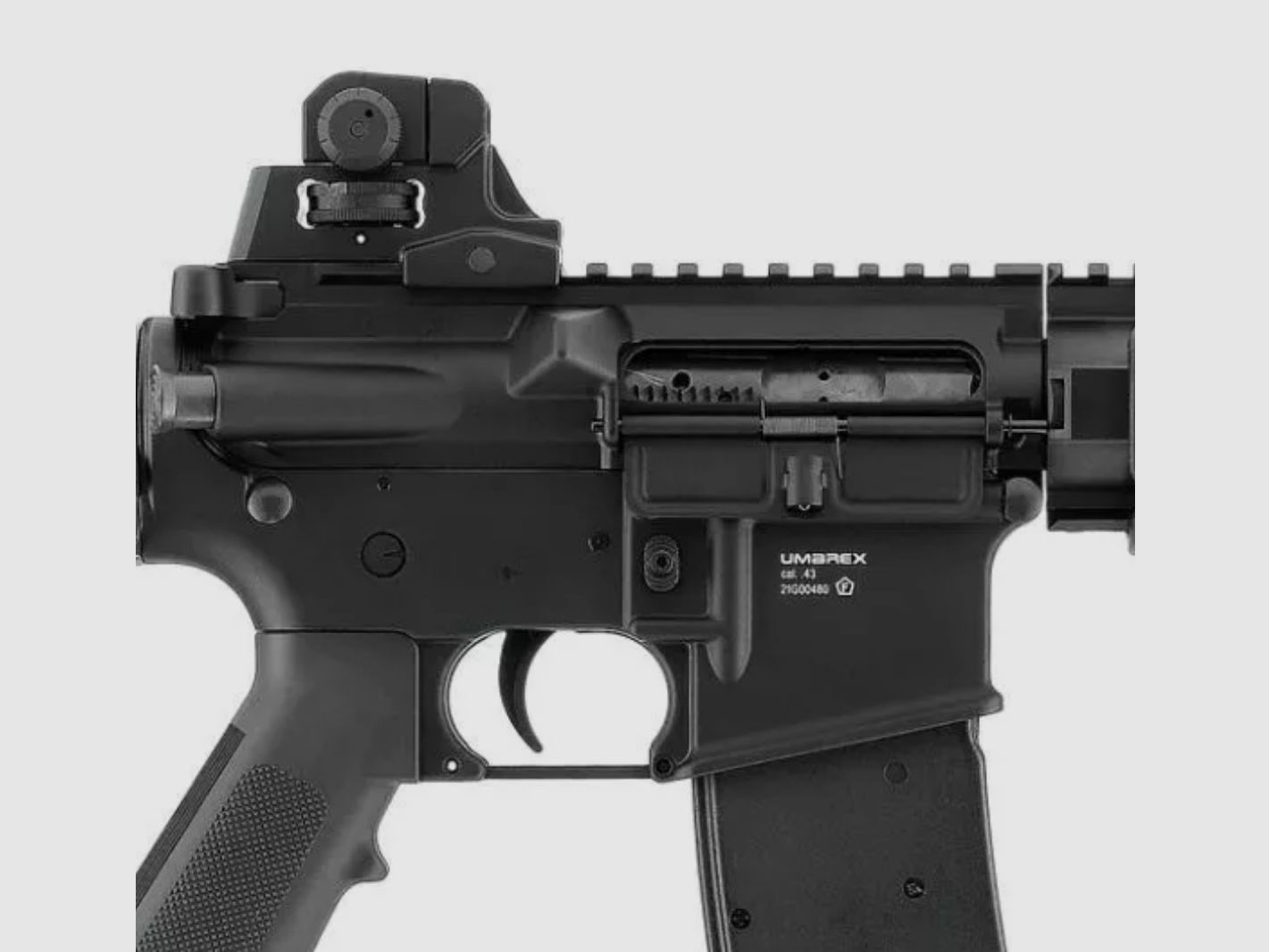 RAM-Sturmgewehr Umarex T4E TM4 RIS Semi-Auto .43 7,5J mit Zielvisier Rotpunkt