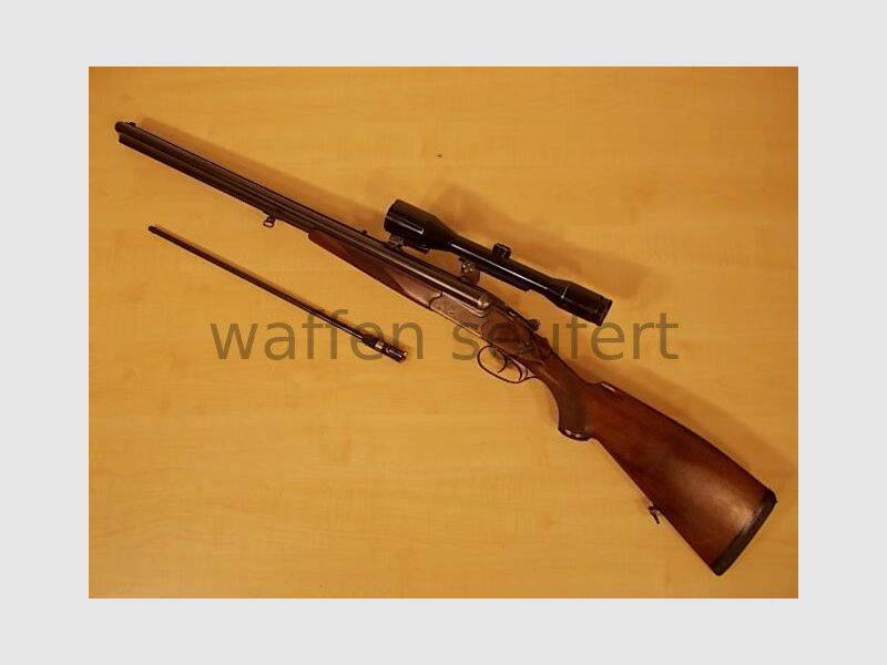 Fortuna Suhl Drilling Zeiss 6x42 SEM canna estraibile Krieghoff 22WM