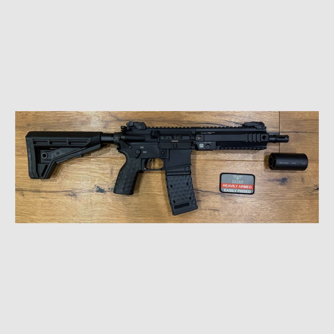 Oberland Arms PR M7 Sport 8" *aprobado para deportes* + Blast Deflector