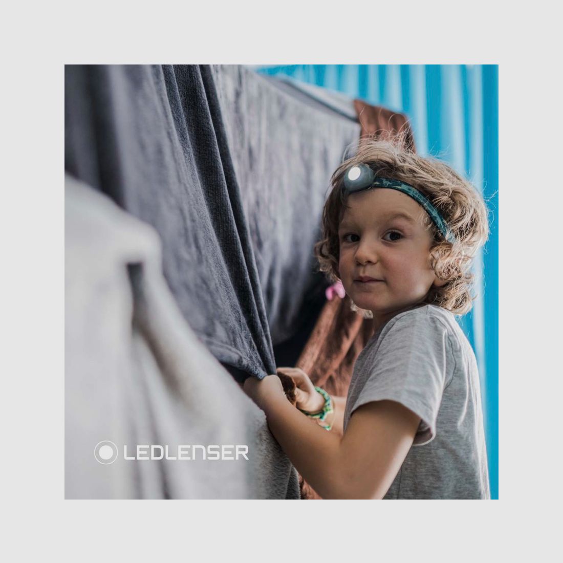 Ledlenser 502535 Latarka czołowa dla dzieci KIDLED4R zielona 40 lumenów