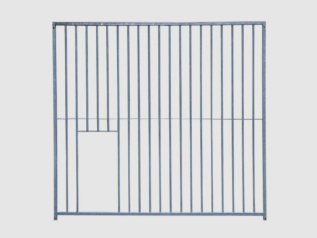 Panneau de chenil à barreaux 1,5m ouverture pour niche - Hauteur 184cm, image 1 sur 8