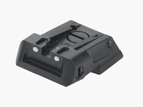 LPA hausse micrométrique MPS Fiber Optic pour Colt M1911 et clones avec fraisage NOVAK Sight