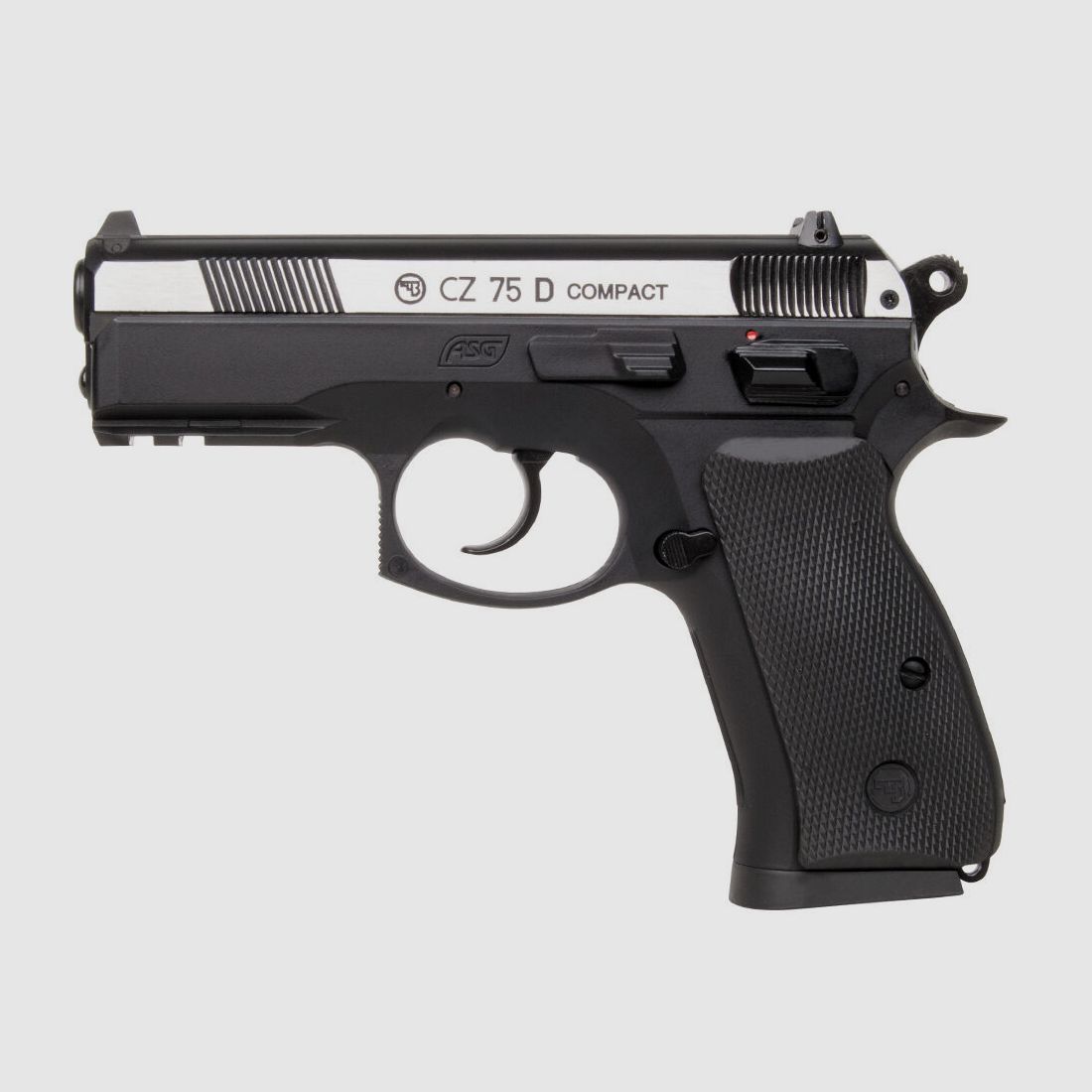 ASG	 CZ 75D Compact CO2 Pistole 4,5 mm BB Dual Tone