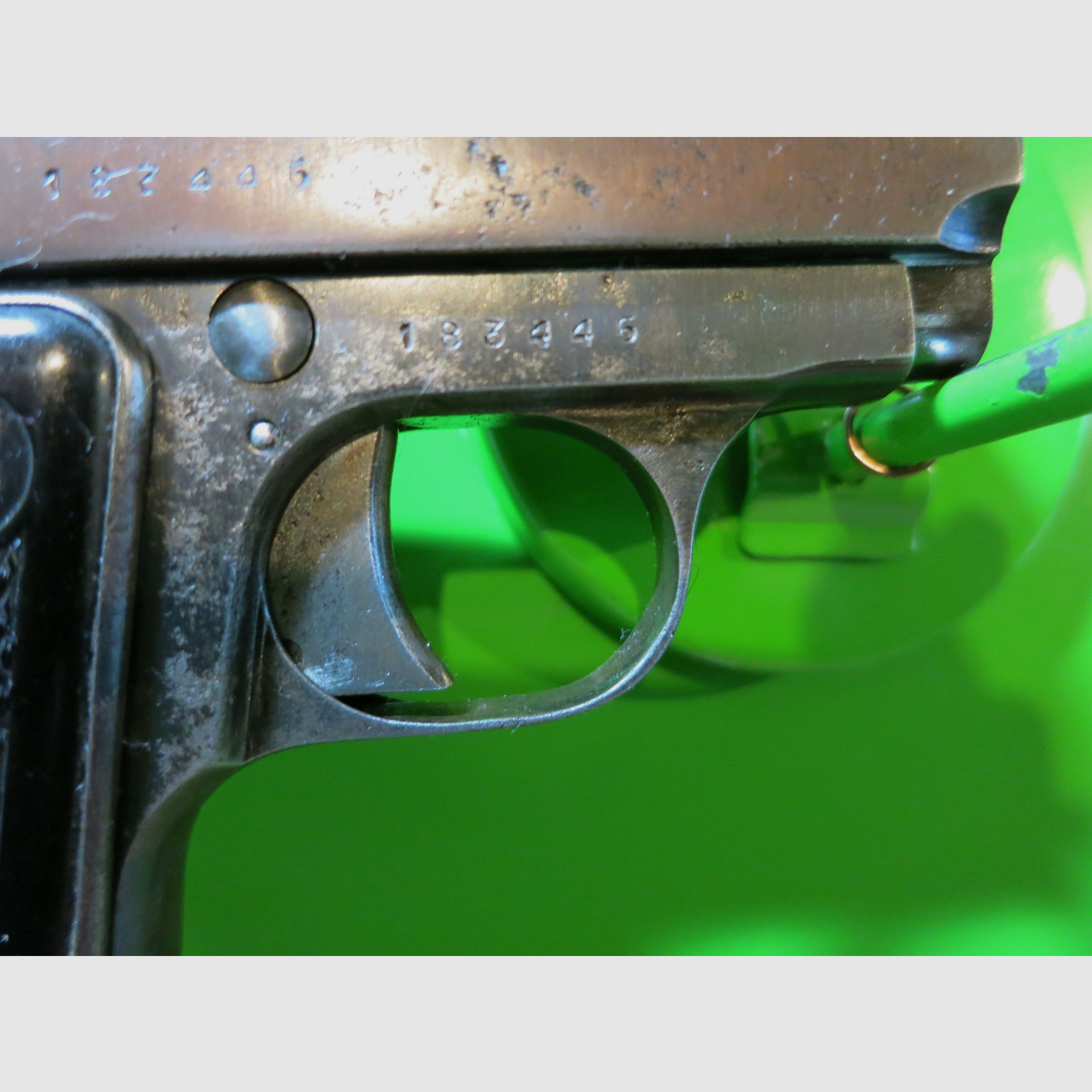 Pistolet kieszonkowy Beretta Mod. 1920 (418) Wersja III; 6,35 mm Browning; J. Bond 007!        #38-