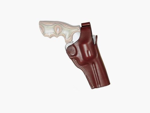 Gürtelholster OFFICER "Cross Draw" 7"-1/2" N-Frame S&W M&amp;P R8/27/29/327/329/57/625/629,Taurus 17/44/425/97/990/991/992,Ruger Redhawk 44-Linkshänder-Schwarz