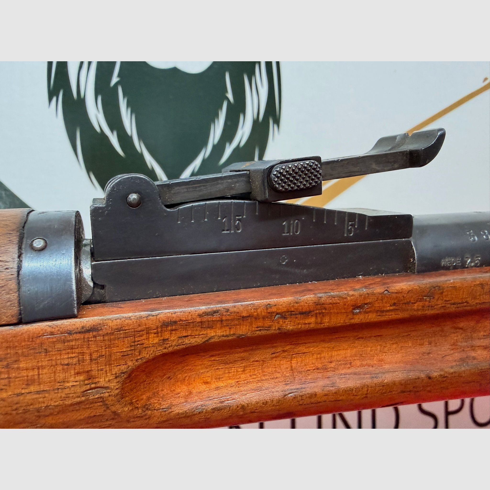 Karabiner 31 (K31) Waffenfabrik Bern  – Kal. 7,5x55 Swiss – Vollständig Nummerngleich inkl. Magazin, Bild 6 von 11