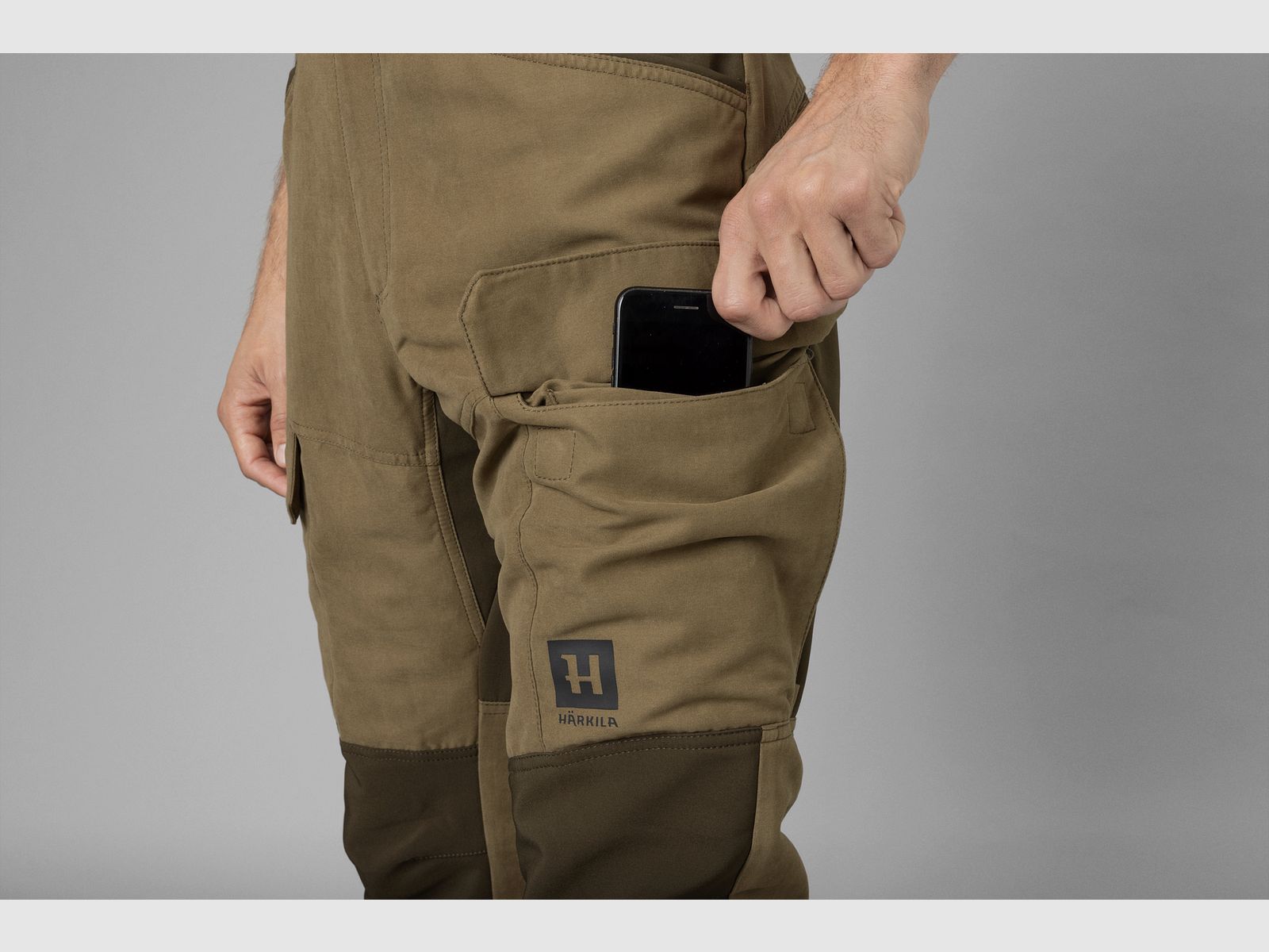 Härkila Scandinavian pantaloni Dark antique bronze / Willow green, immagine 5 di 10