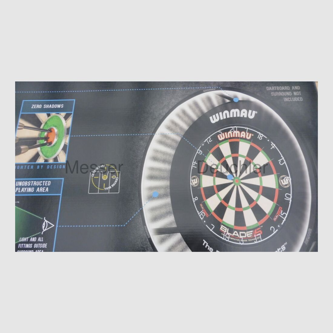 Winmau Plasma LED Dartboard Light, Bild 4 von 4