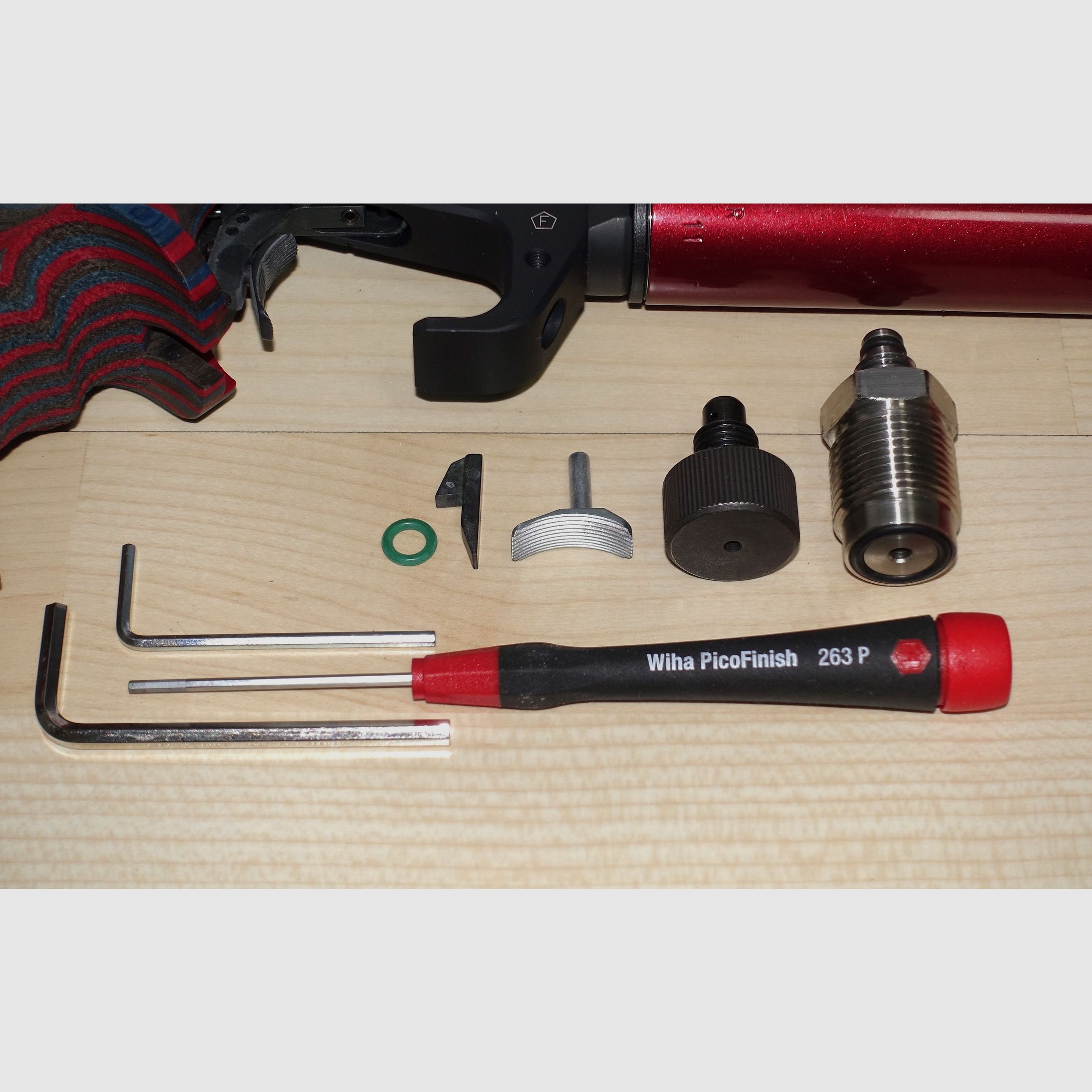 Tesro Pressluft Matchpistole PA10 / Top Zustand mit Zubehör