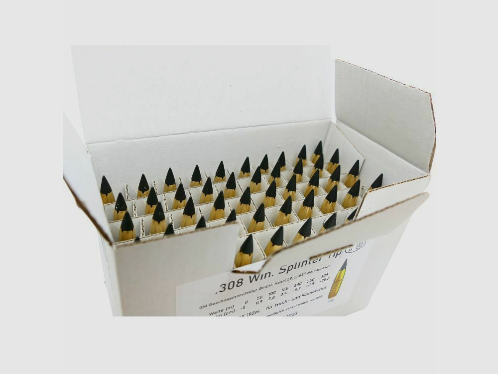 Geschoss-Manufaktur .308Win Splinter Tip 7,8g/120grs