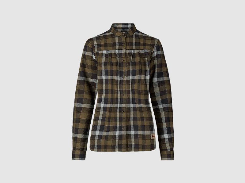 Härkila Sigrid L/S Shirt Kobiety Willow Green/Phantom L