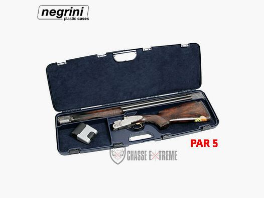 NEGRINI Wapenhoes Injectiepolypropyleen Gecompartimenteerd en Fluweel voor Geweer Lopen 76cm