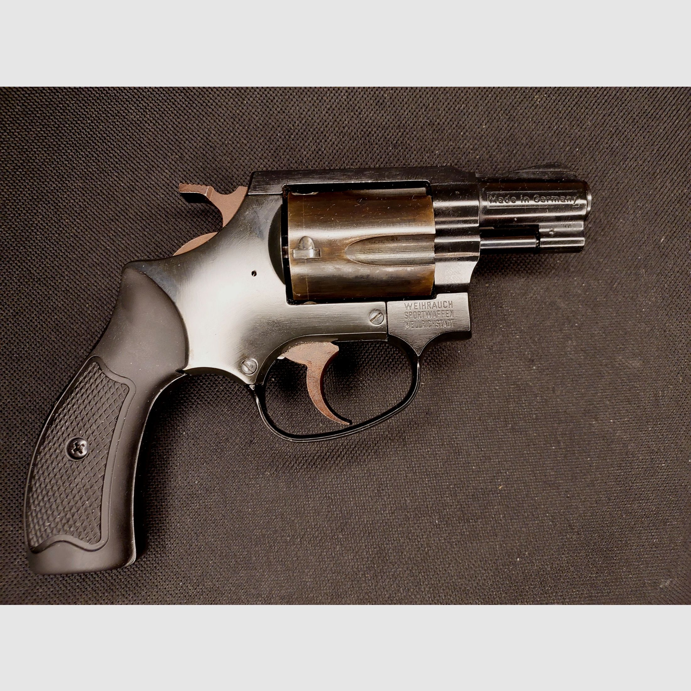 Weihrauch HW37 Cal. 9mm R.K. (PTB 887) OVP muy bien conservado (Arminius HW 37)