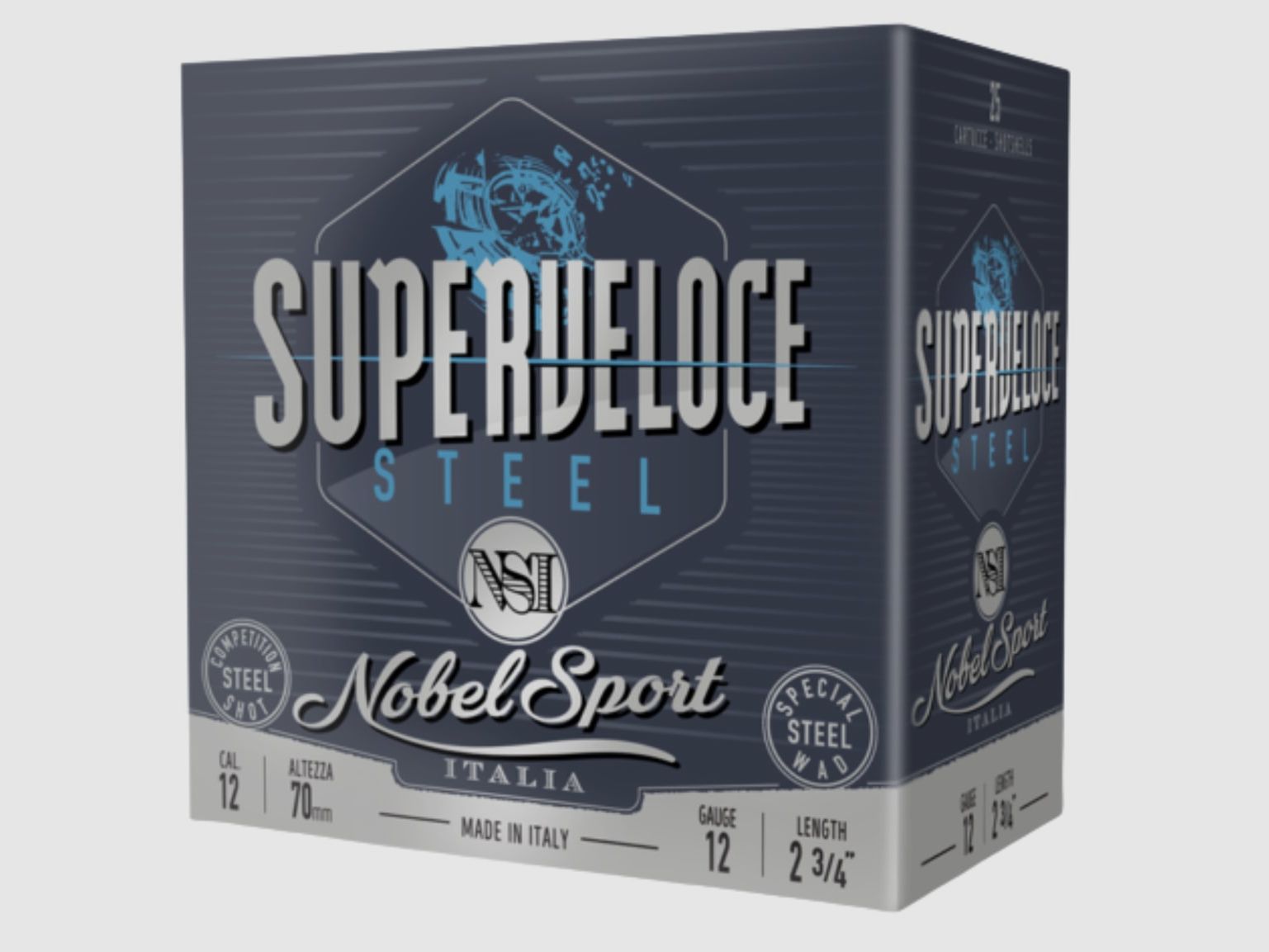 Nobel Sport Italia 12/70 Superveloce Steel Skeet T9 2,0mm - 24g