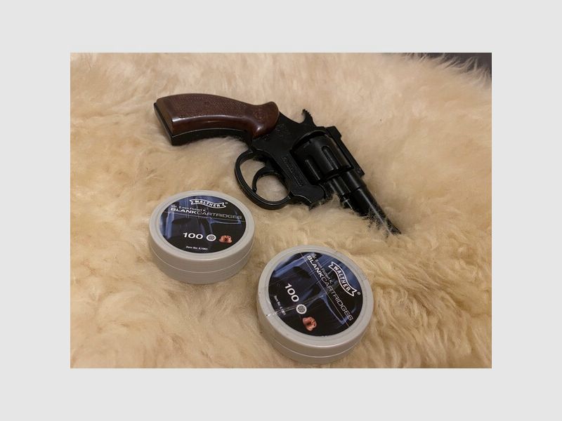 Umarex Schreckschuss Revolver 6 mm mit Munition An Bastler Beschreibung bitte lesen!