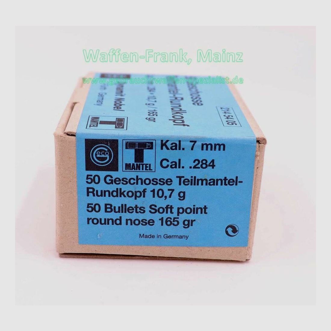 RWS (WZd.Fa.Rottweil) balles de fusil 7mm (.284)