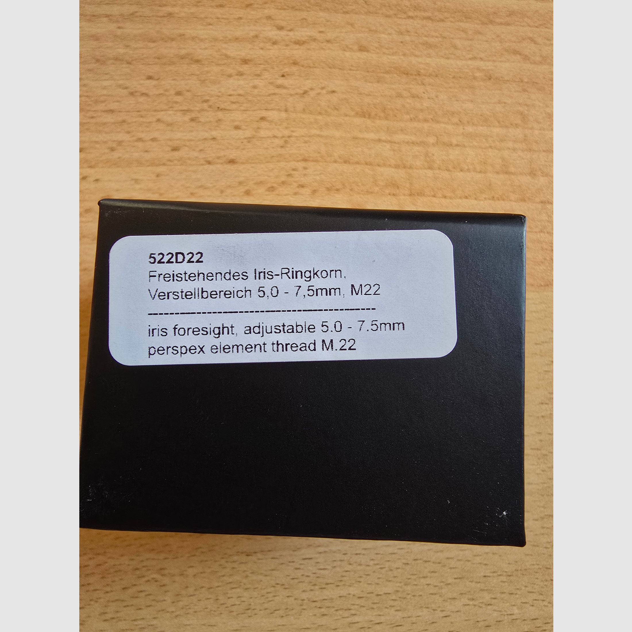 Gehman freistehendes Iris-Ringkorn Glas M22