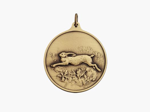 Steinhauer&Lück Jagdmedaille Hase 40mm Bronze