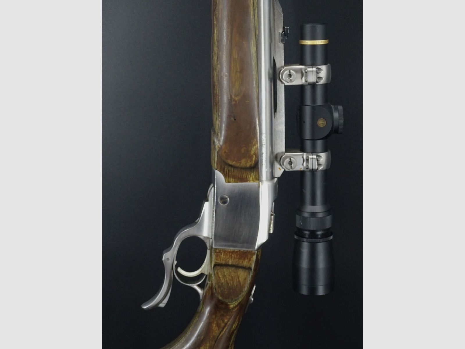 Ruger No1 mit Leupold ZF Kaliber .458 Lott Männergewehr No1 Bj 2007 Stainless