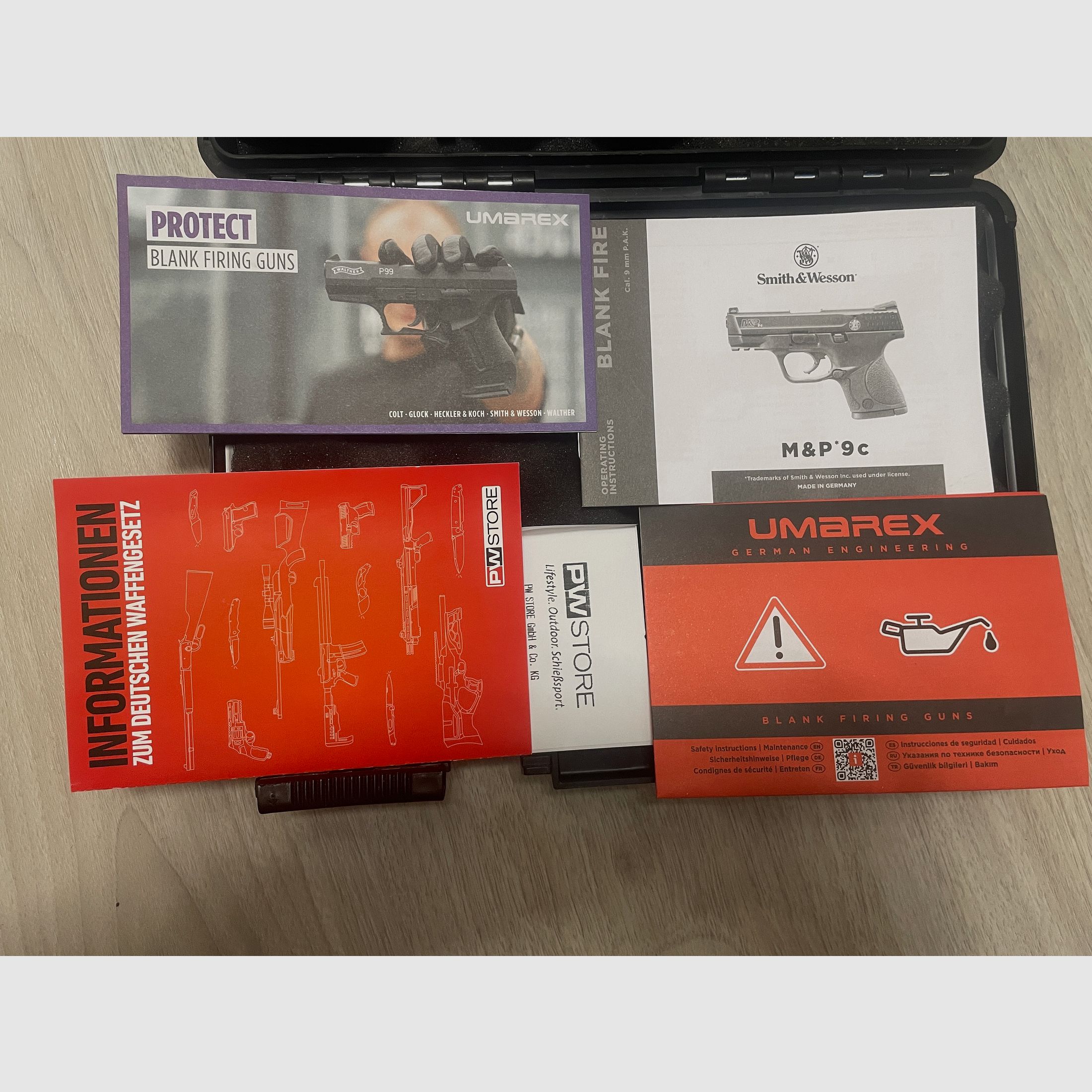 Umarex Smith & Wesson M&P9c 9 mm P.A.K. – compleet & ongeschoten