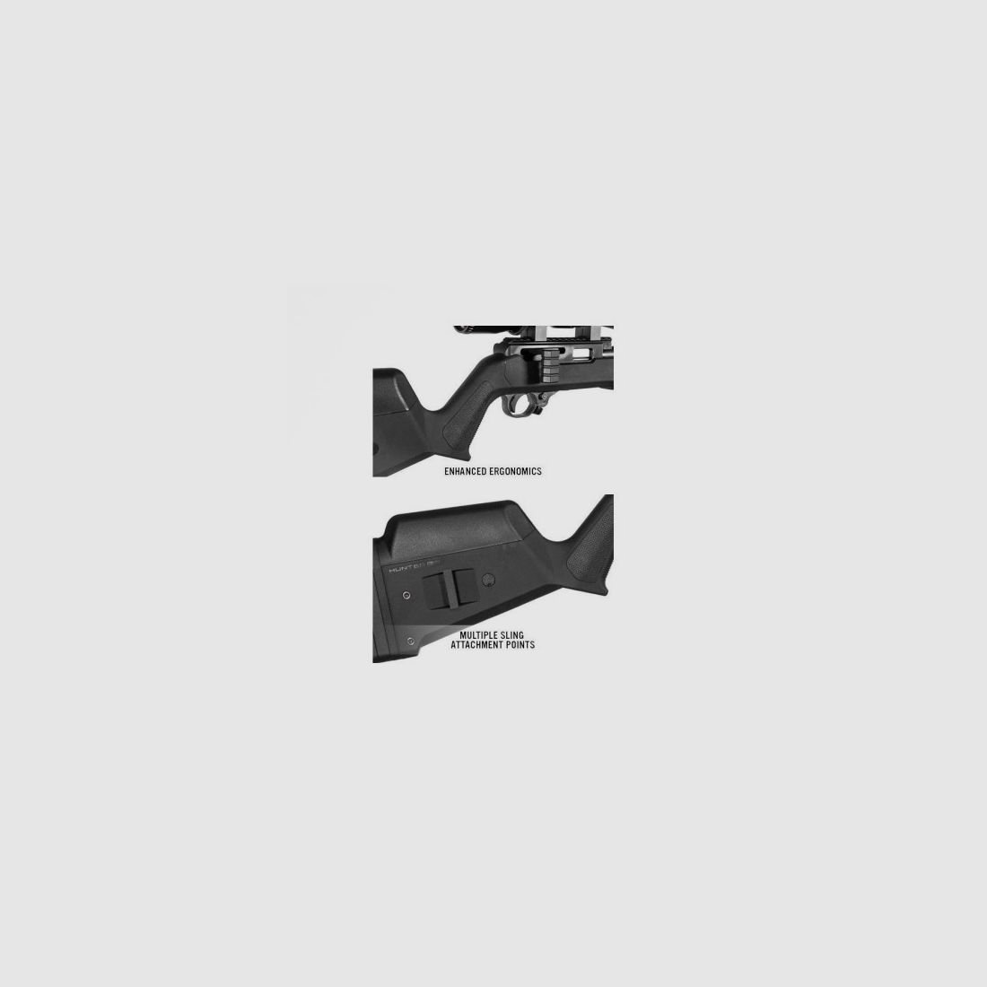 MAGPUL - Schaft Hunter X-22 Ruger 10/22 Grau, Bild 3 von 10