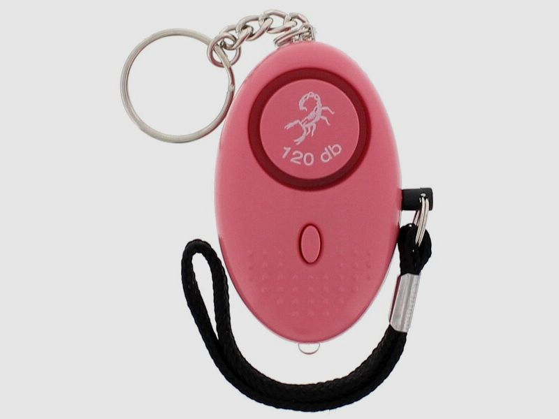 Scorpion Personalalarm 120 db Pink mit LED Lampe + Batterie
