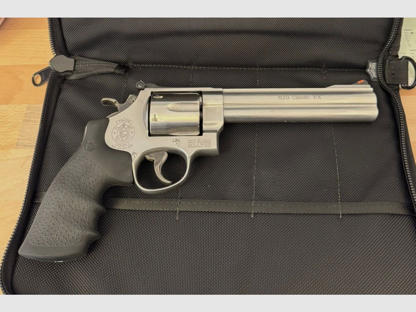 Smith & Wesson 629 Classic DX – Revolver .44 Magnum en acier inoxydable, 6,5 pouces