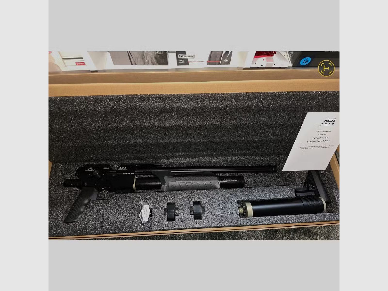 AEA Megalodon F-Serie 7,5 Joule, cal.50 Luftgewehr # Luftgewehr mit Zubehör & Rechnung # NEU & unbenutzt 