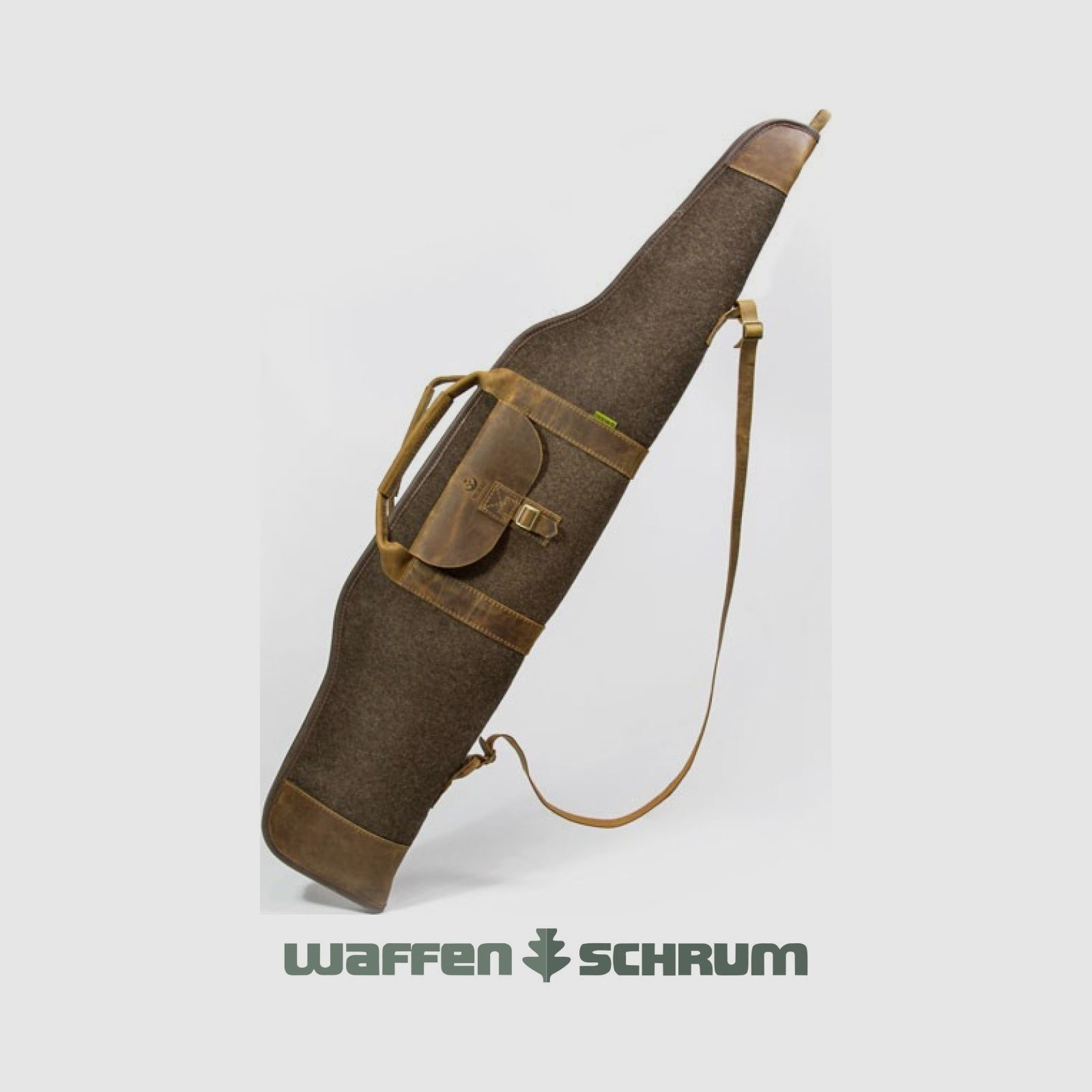 Waldkauz Büchsenfutteral ''Waldläufer'' / Länge 110cm / Braun