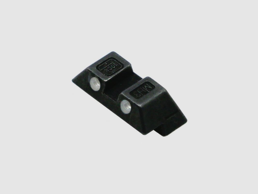 Glock Kimme 6.9 Stahl Nachtvisier grün