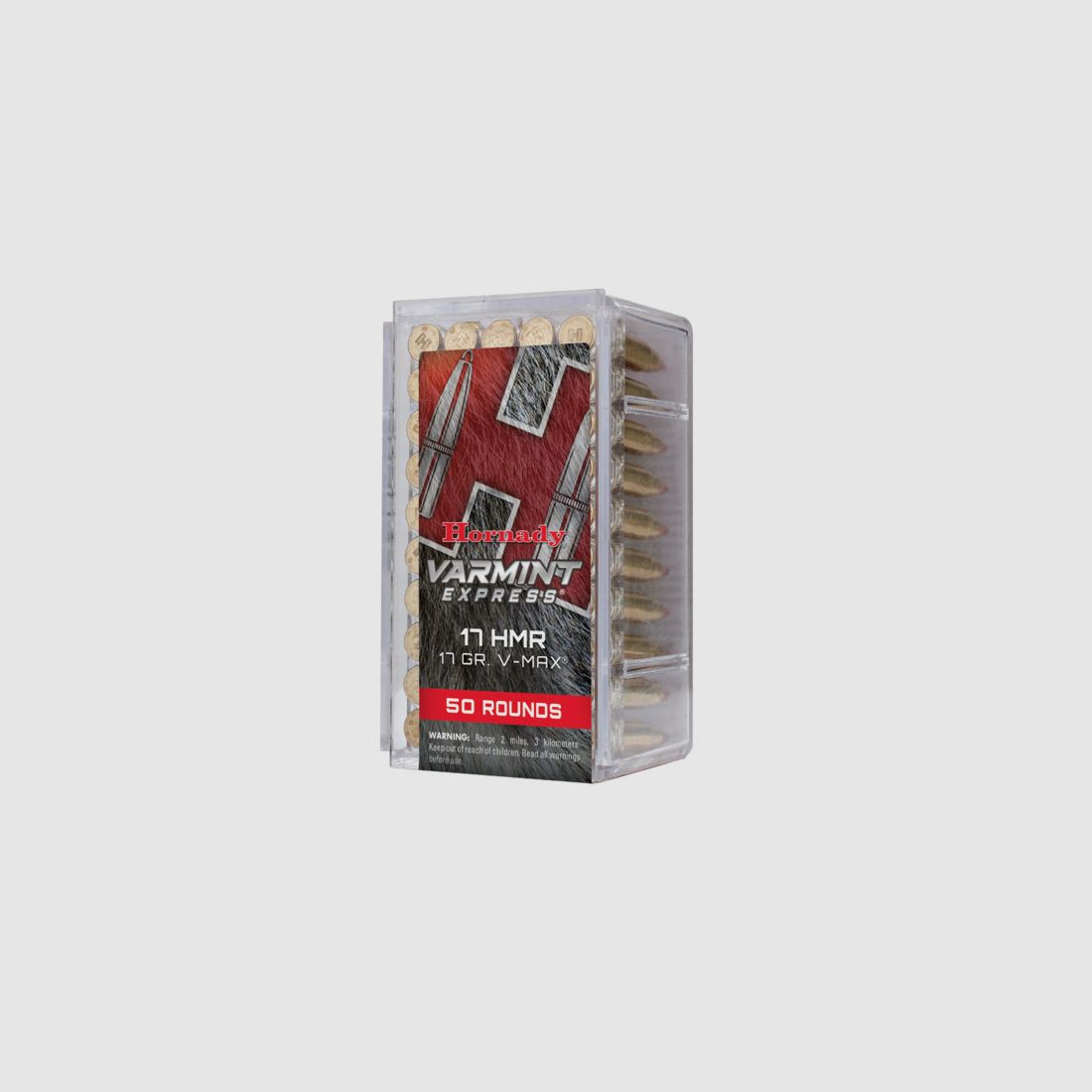 Hornady Varmint Express .17 HMR 17GR V-Max 50 cartouches