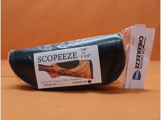 Scopeeze Scopeeze Strap-On Cheek Pad Black (946-102-003)/ Wangenauflage mit Gummiband