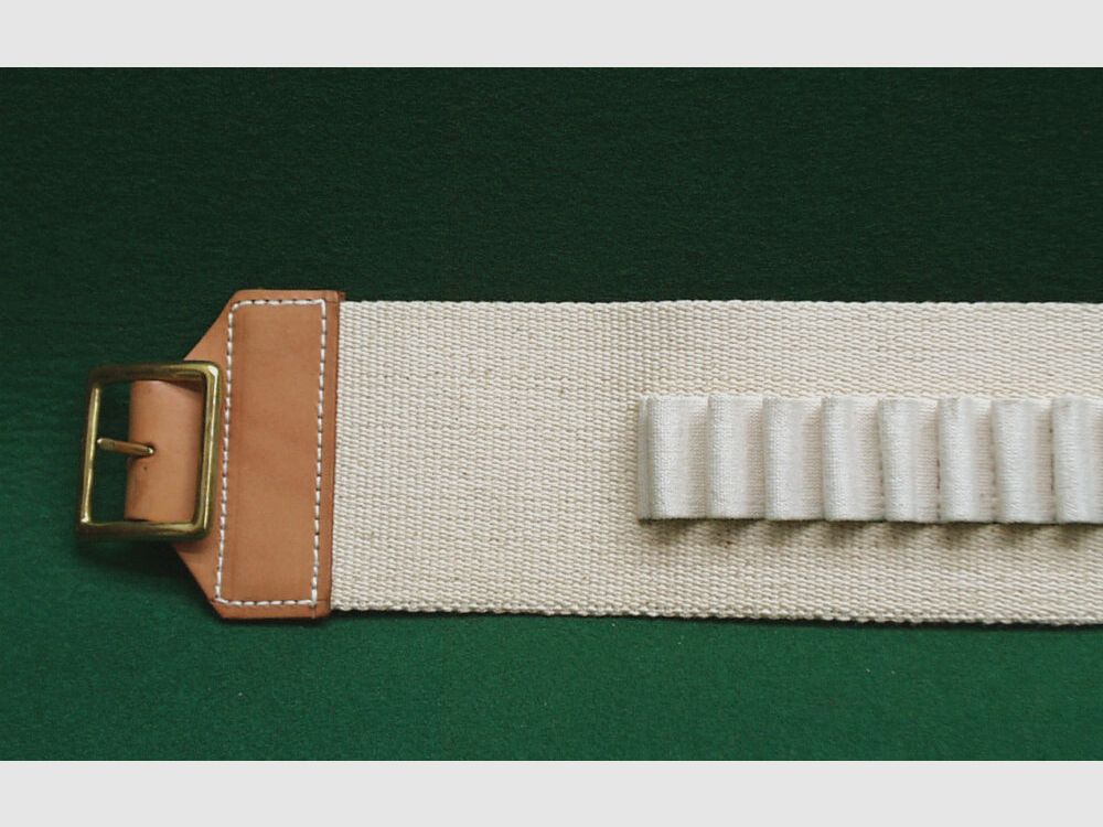 C.Sharps Arms cartridge belt, linen