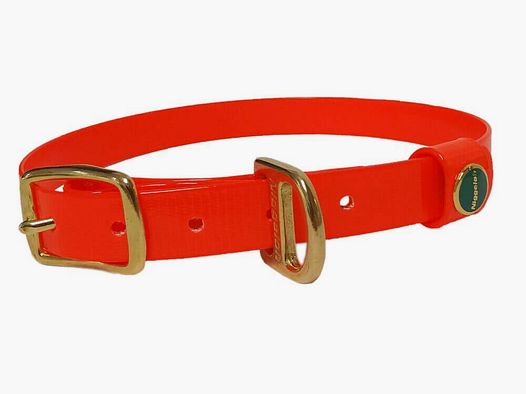 Niggeloh BioThane® Halsband Glanzend oranje