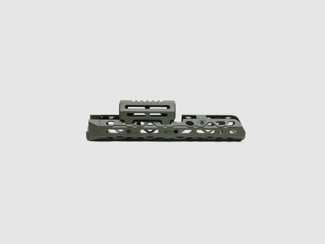 KPYK Medium AK M-LOK Handschutz mit kurzem Gasrohrcover CRC 1U020A OD Green
