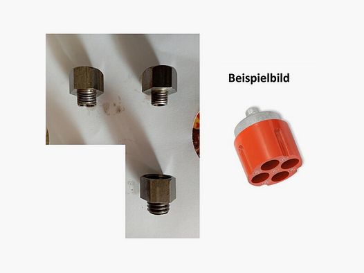 Gewinde-Adapter Satz für NORIS Multi-Shooter Pyro-Launcher Mehrfach-Abschussbecher