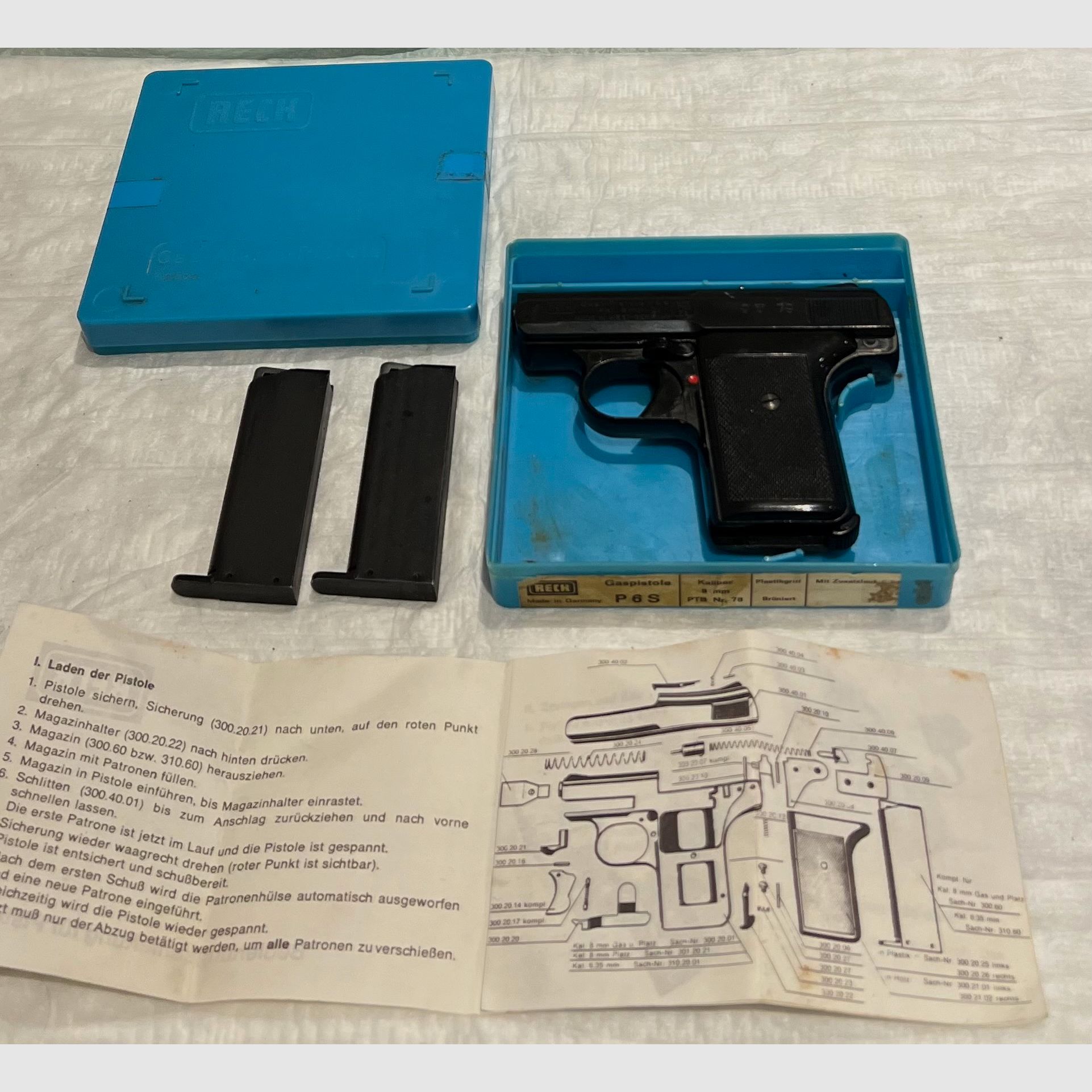 Reck P6 8mm Schreckschusspistole