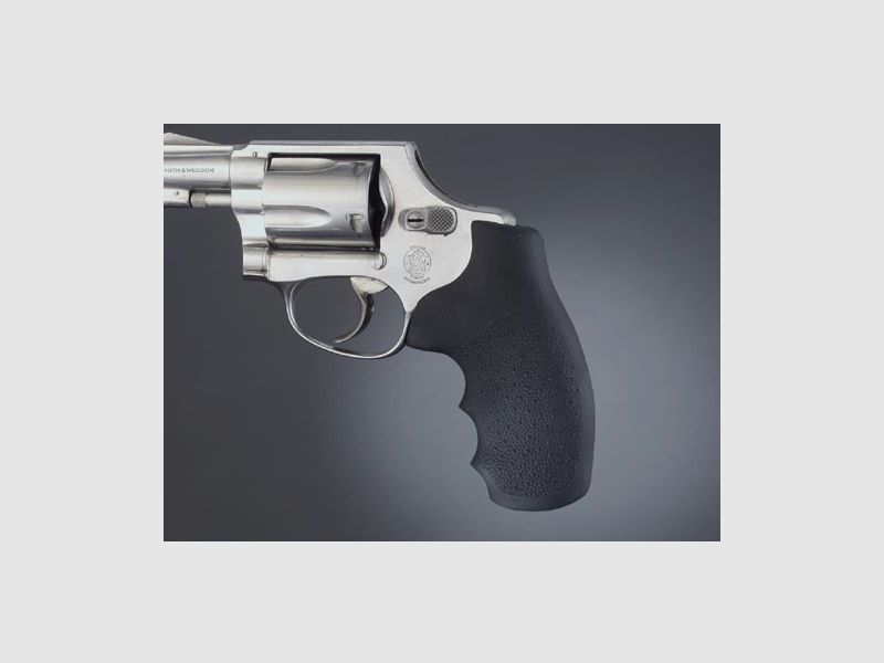 HOGUE Griffschalen f. S&W-J RB Soft Rubber/Fingerrillen