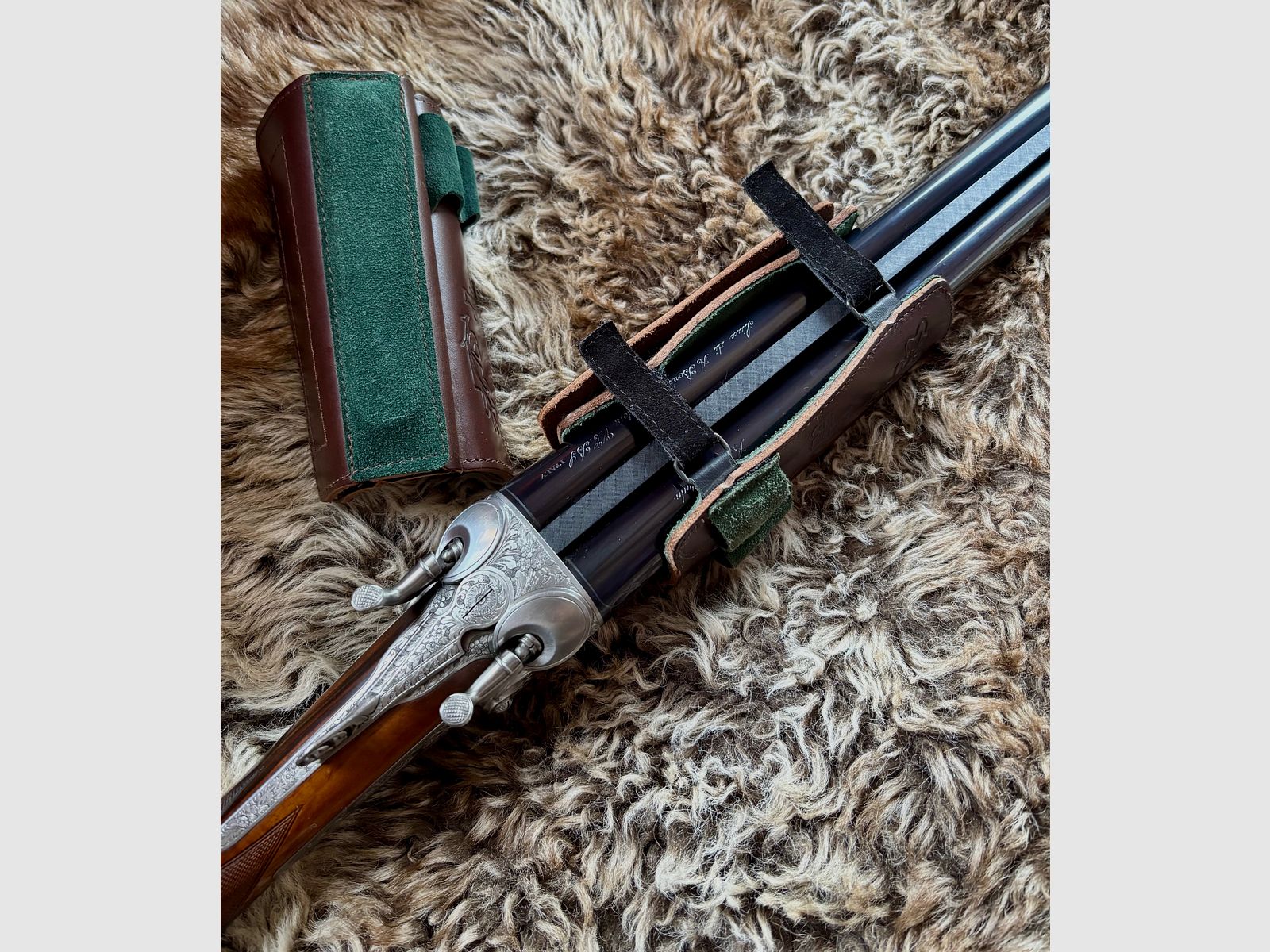 Appui de crosse / coussin pour carabine double, carabine à verrou ou par exemple R 8