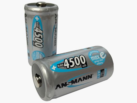 6 pieces 1.2 V NiMH batteries 4500 mAh