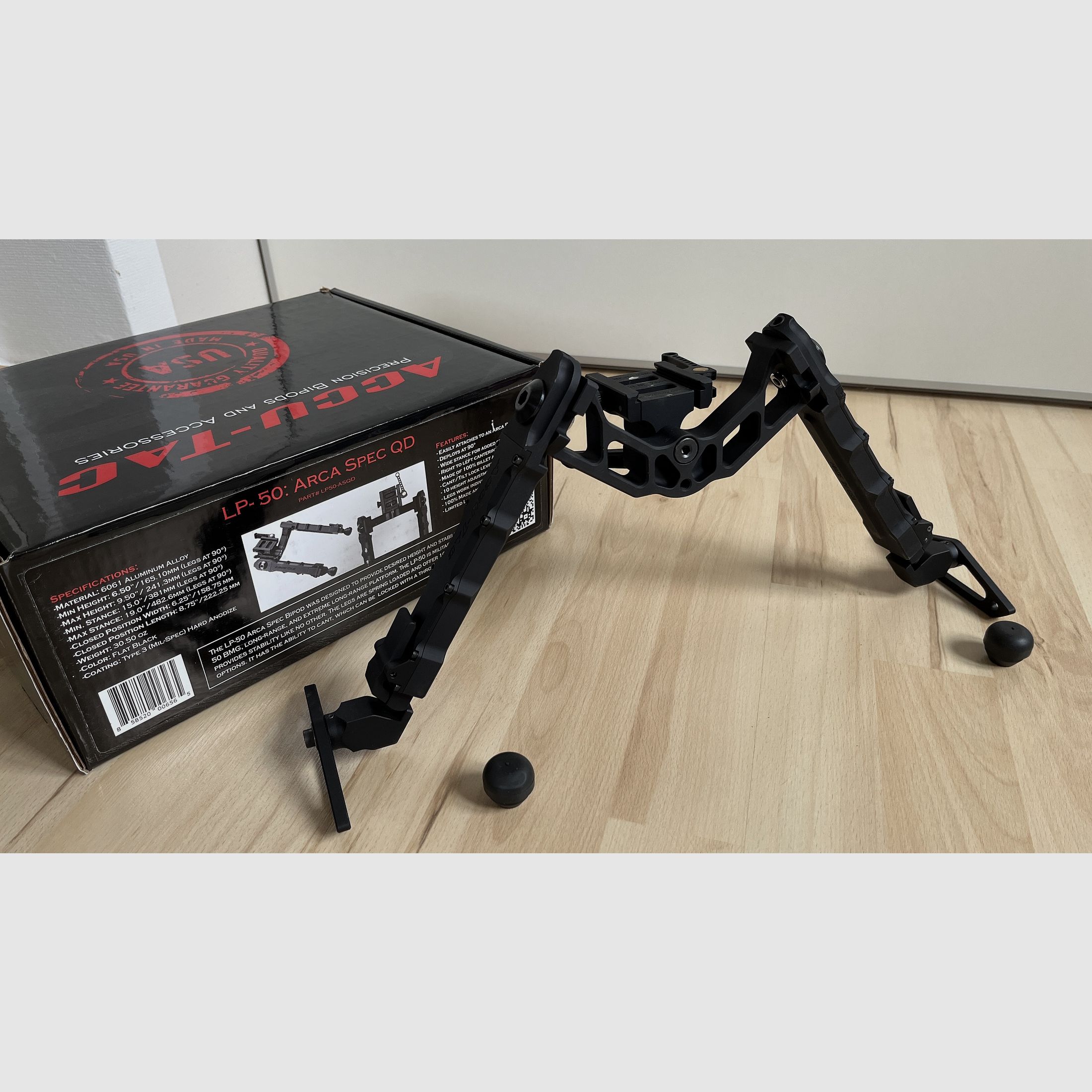 Accu-Tac LP-50 Arca-Spec QD inkl. P-Ski Füße
