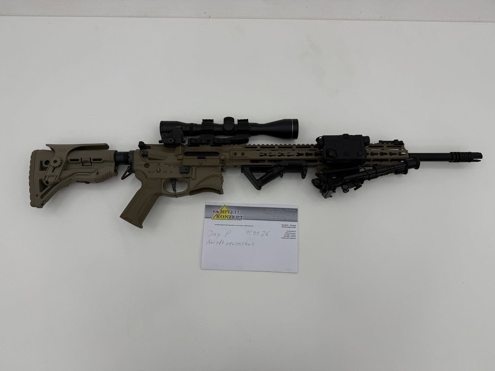ARES Amoeba Spartan KeyMod Airsoft S-AEG – DMR-Optics – Prima proprietà