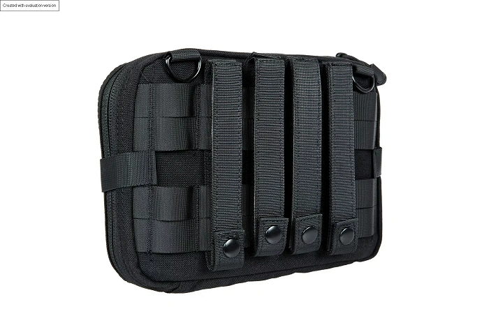 Large admin pouch with map pocket – Black, image 11 of 14