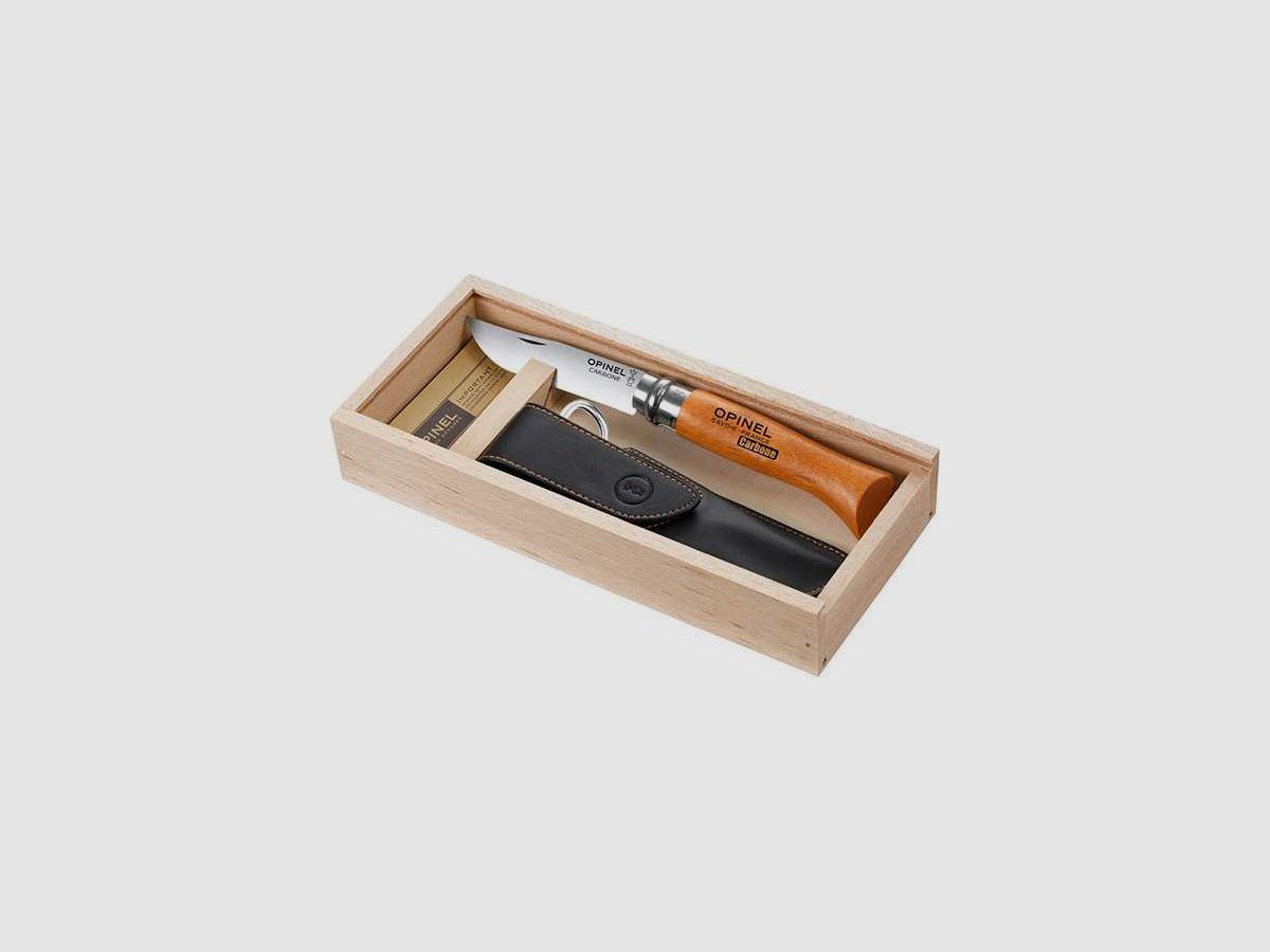 Couteaux pliants Plumier Carbone n°08 Hêtre Opinel
