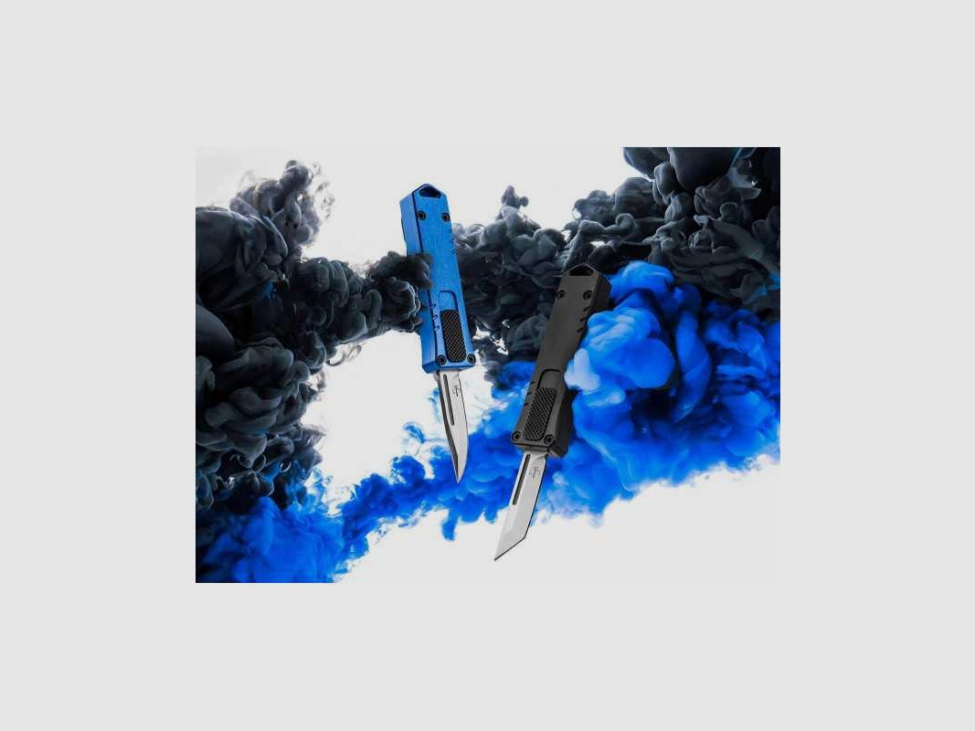 Böker Plus Micro USB OTF Tanto Automatische Springmes BKA legaal