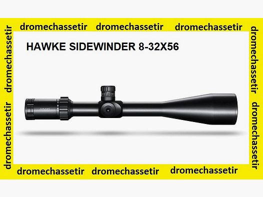 Hawke Sidewinder Riflescope, 8-32×56, Reticle SR Pro, Ref 17231