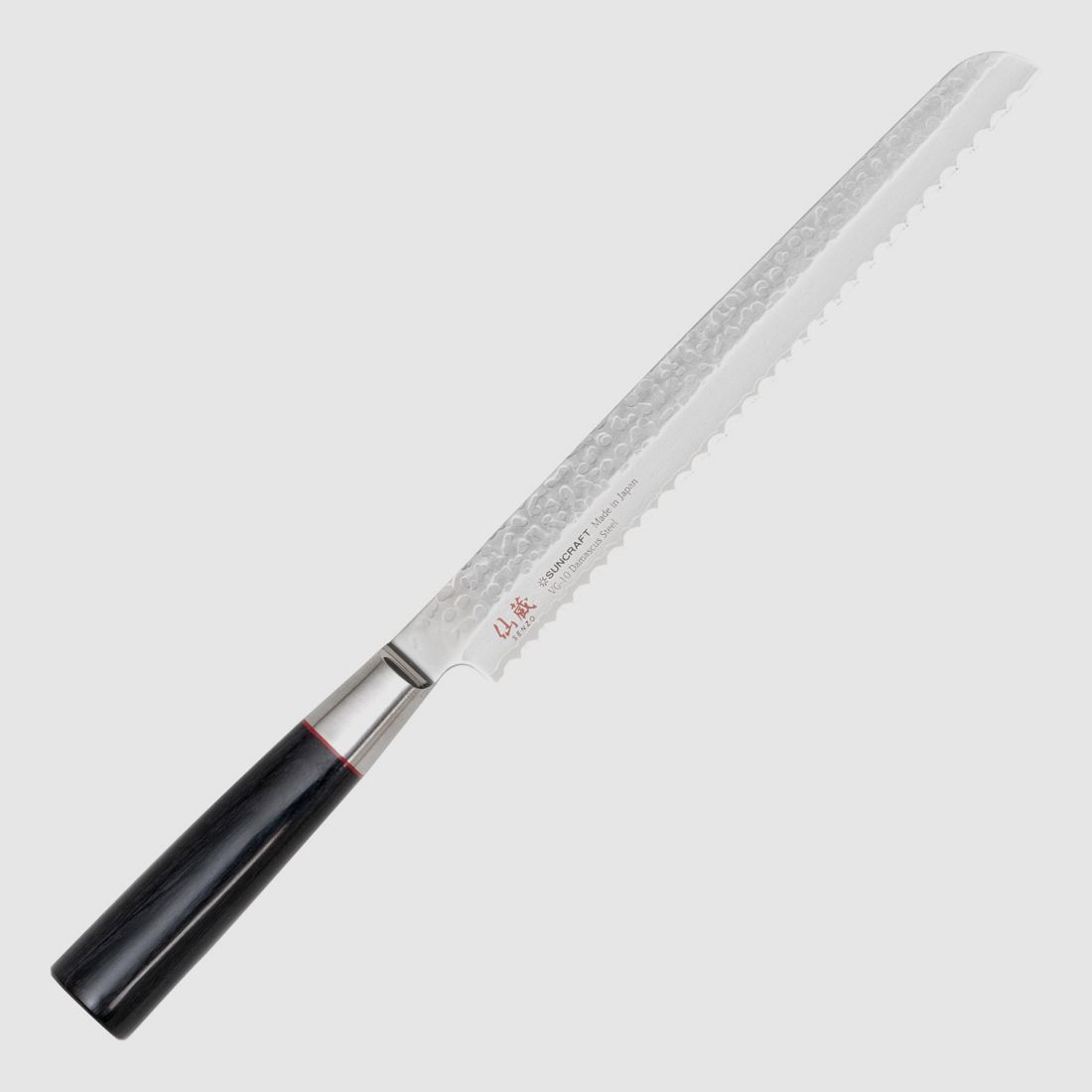 Senzo Brotmesser japanisches Kochmesser Damast VG10