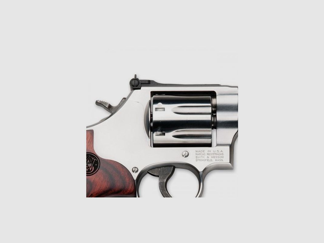 Revolver S&W 686 PLUS Deluxe 6" Schaft Holz Kal. 357mag, Bild 3 von 5