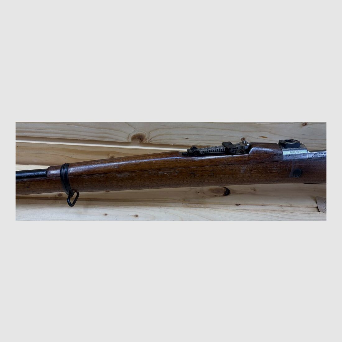 Einzellader DWM Mod. 1908 "Brasilien - Mauser 7x57 mit Schwenkmontagebasen 7x57