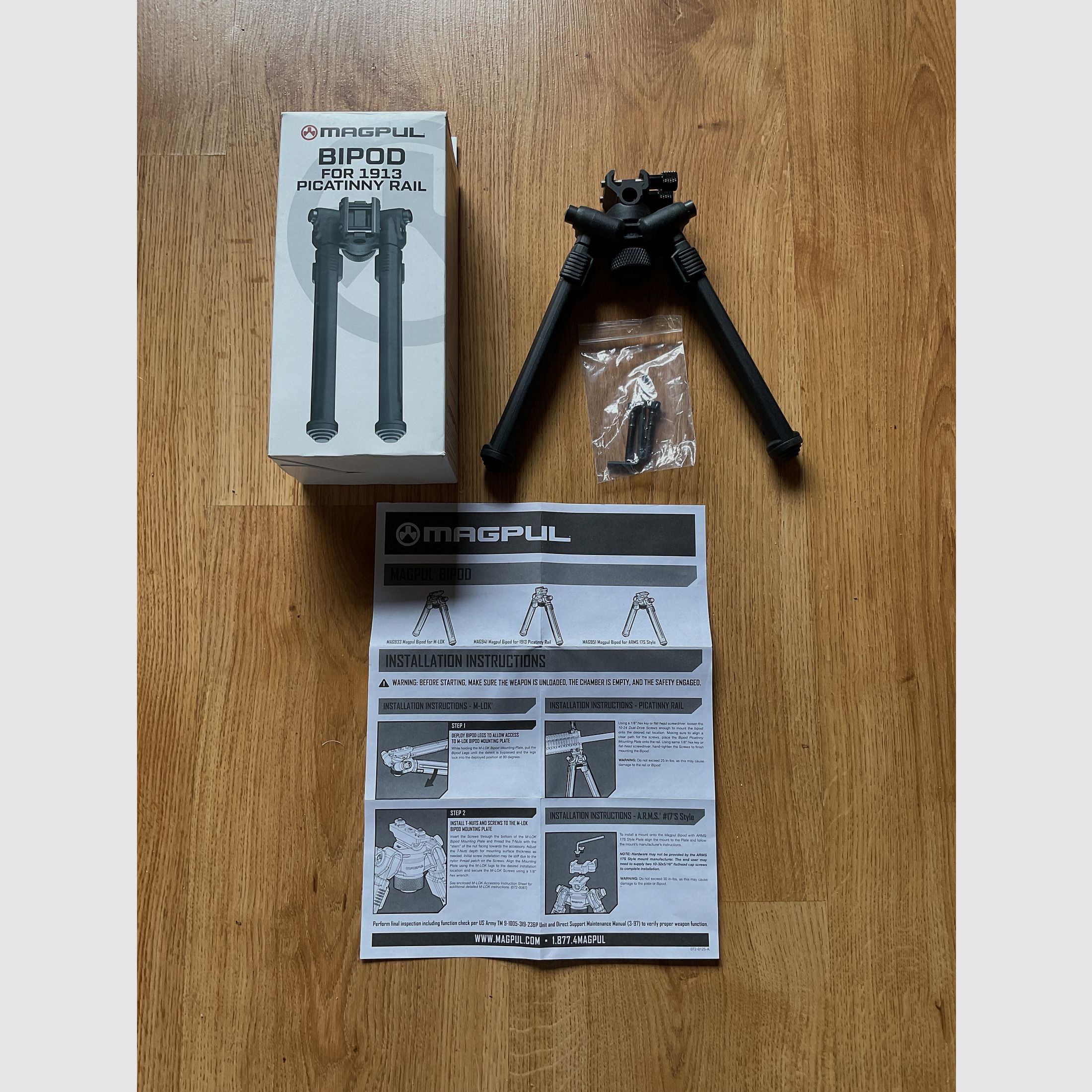 MAGPUL bipode para riel Picatinny